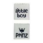 Weblabel | little boy/Prinz | weiß