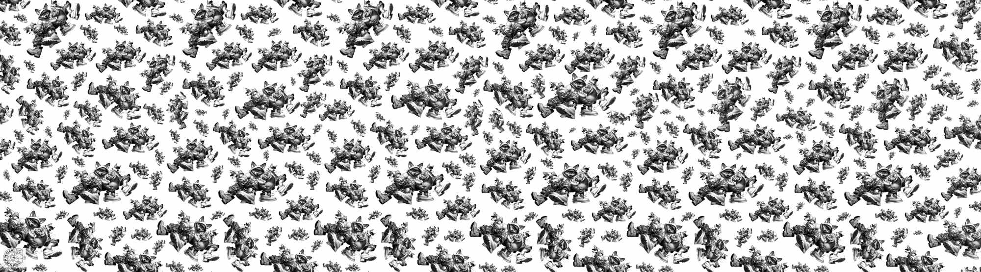 Kombi Wolf Allover | Eigenproduktion