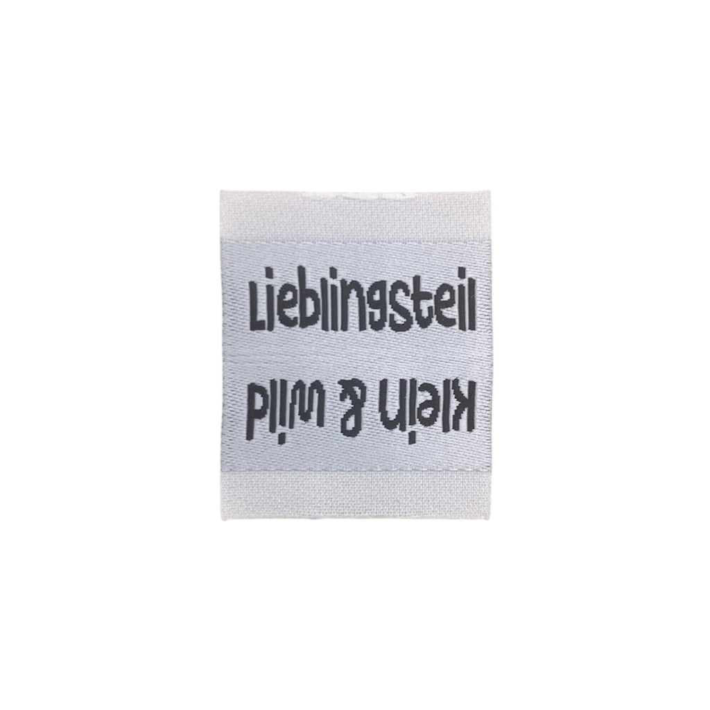 Weblabel | klein&wild/Lieblingsteil | weiß
