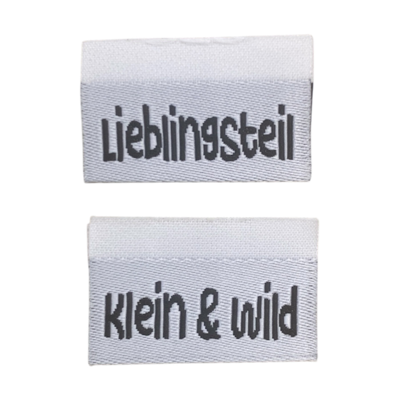 Weblabel | klein&wild/Lieblingsteil | weiß
