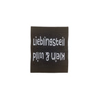 Weblabel | klein&wild/Lieblingsteil | schwarz