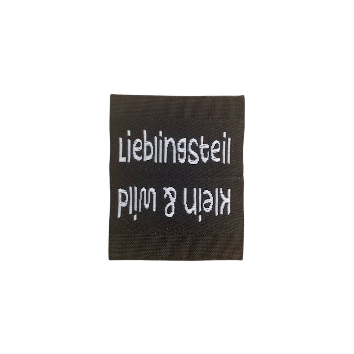 Weblabel | klein&wild/Lieblingsteil | schwarz