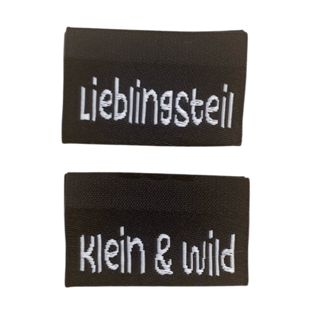 Weblabel | klein&wild/Lieblingsteil | schwarz