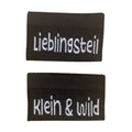 Weblabel | klein&wild/Lieblingsteil | schwarz