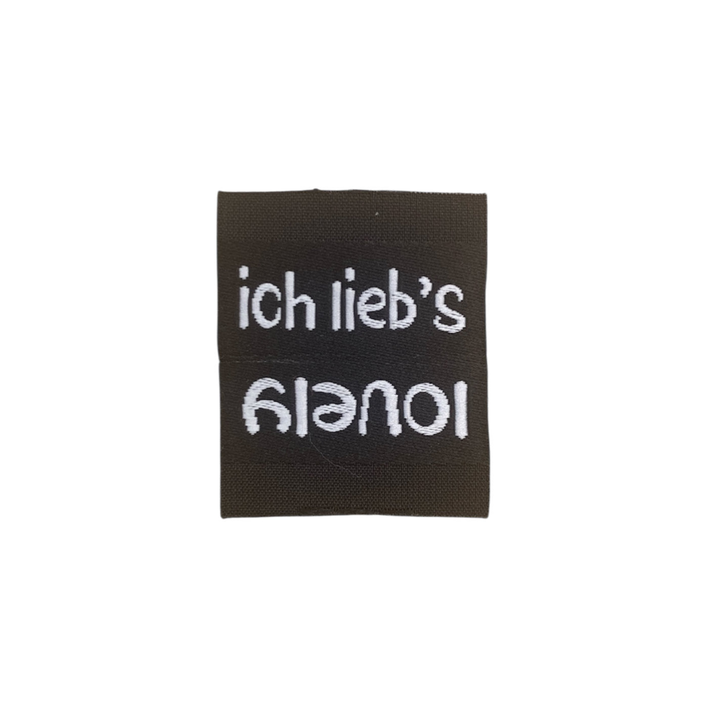 Weblabel | lovely/ich lieb's | schwarz