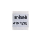 Weblabel | handmade/must have | weiß