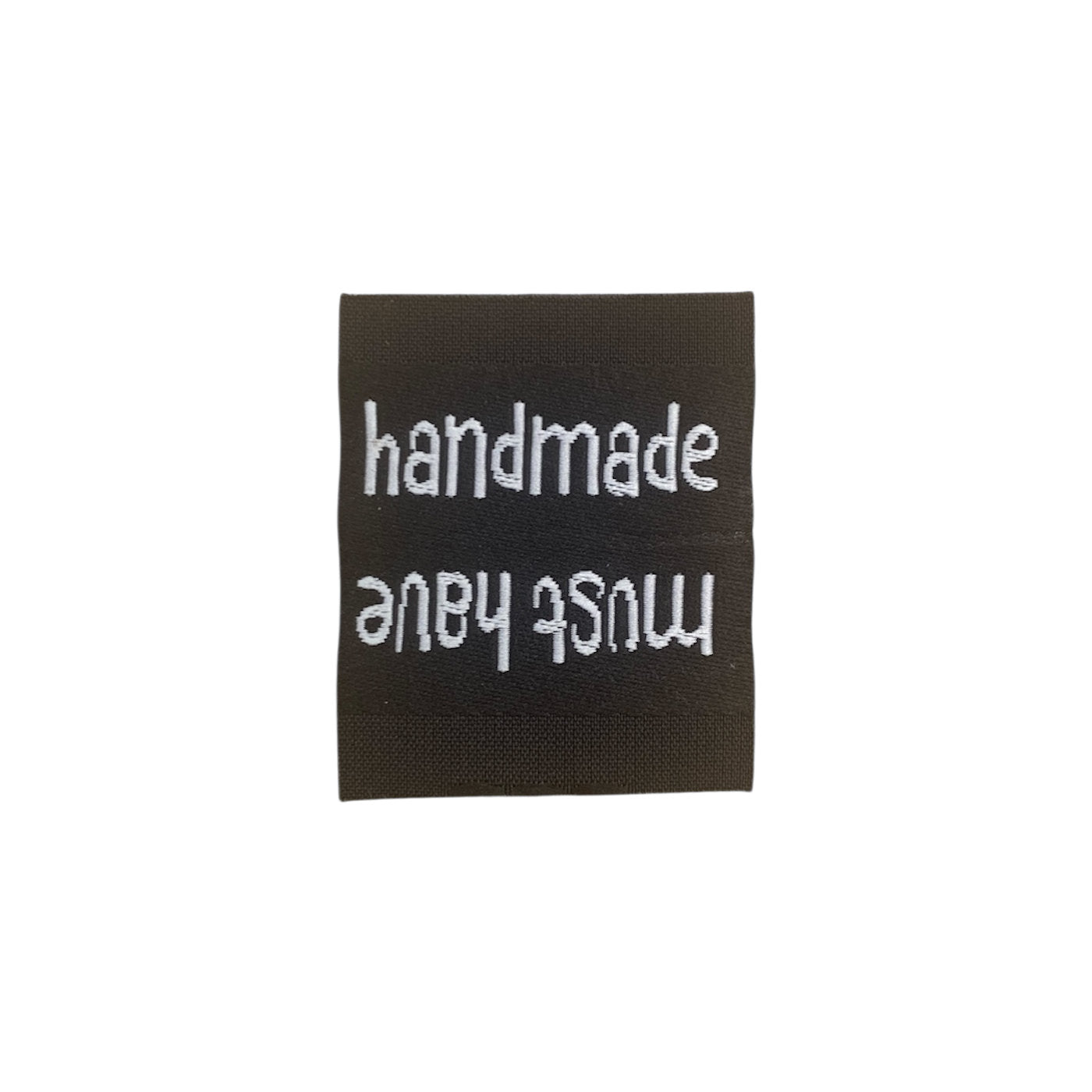 Weblabel | handmade/must have | schwarz