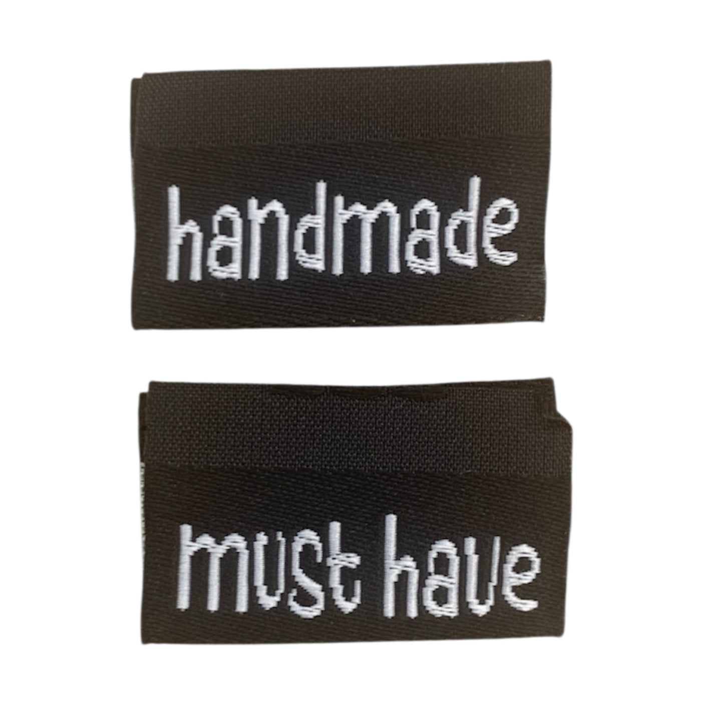 Weblabel | handmade/must have | schwarz