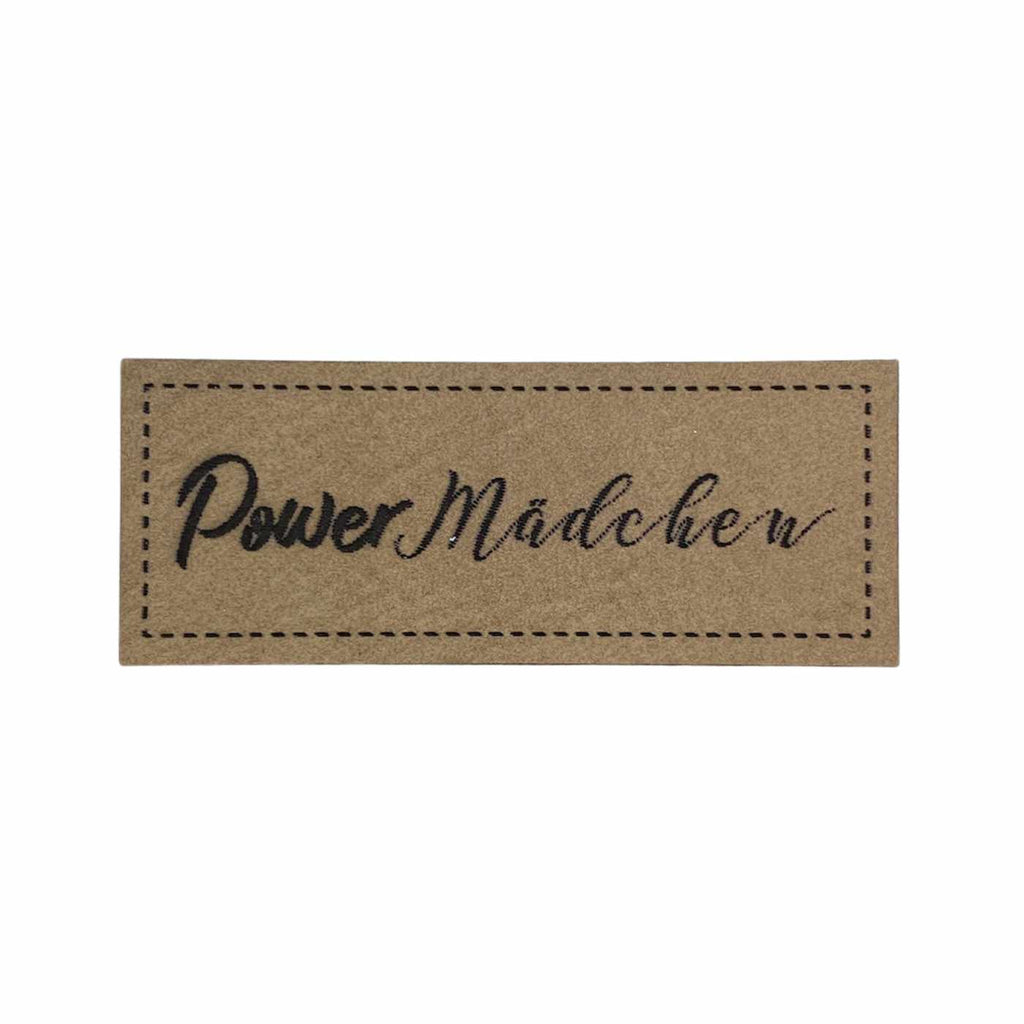 Label | 2x5 cm | Power Mädchen | 30 Farben