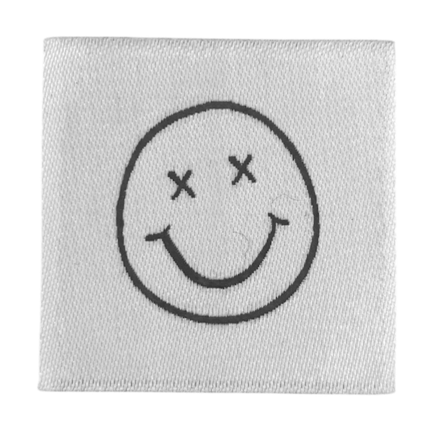 Weblabel | Smiley | weiß