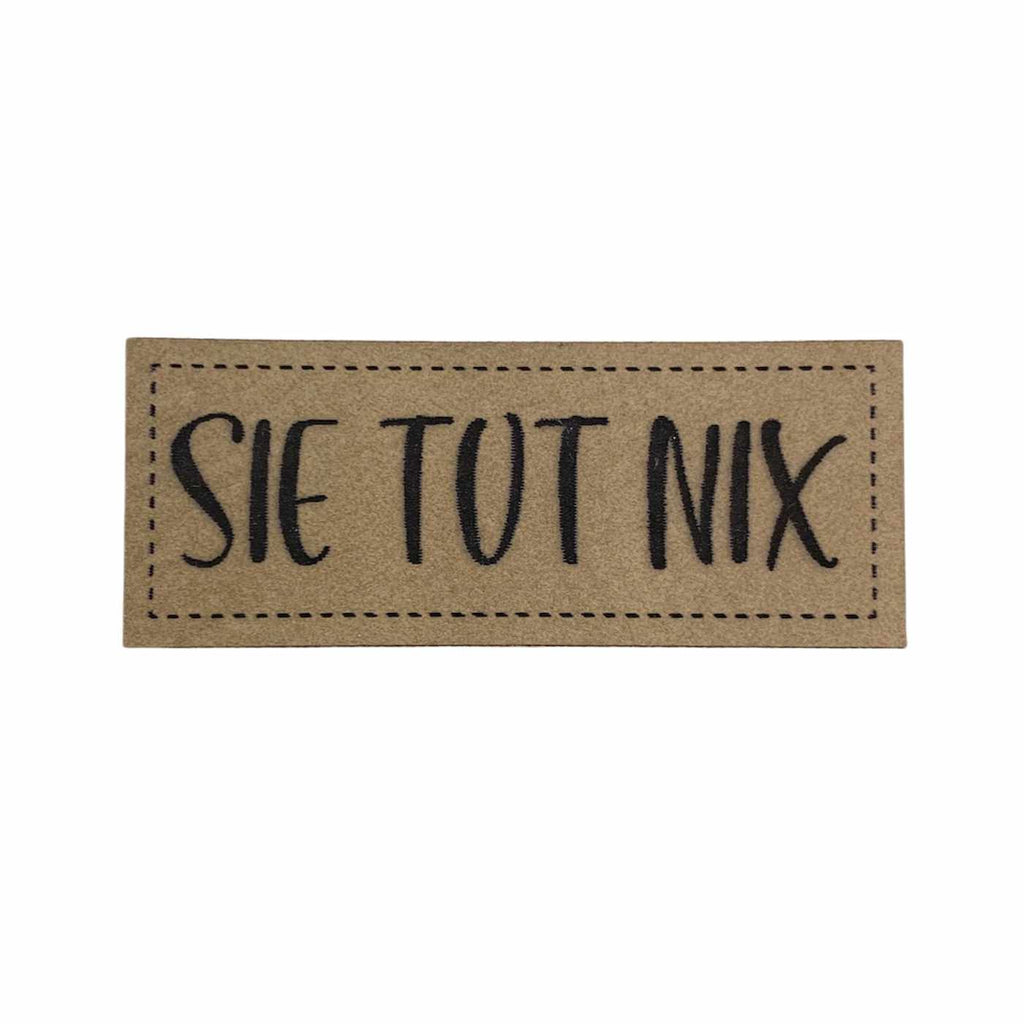 Label | 2x5 cm | Sie tut nix | 30 Farben