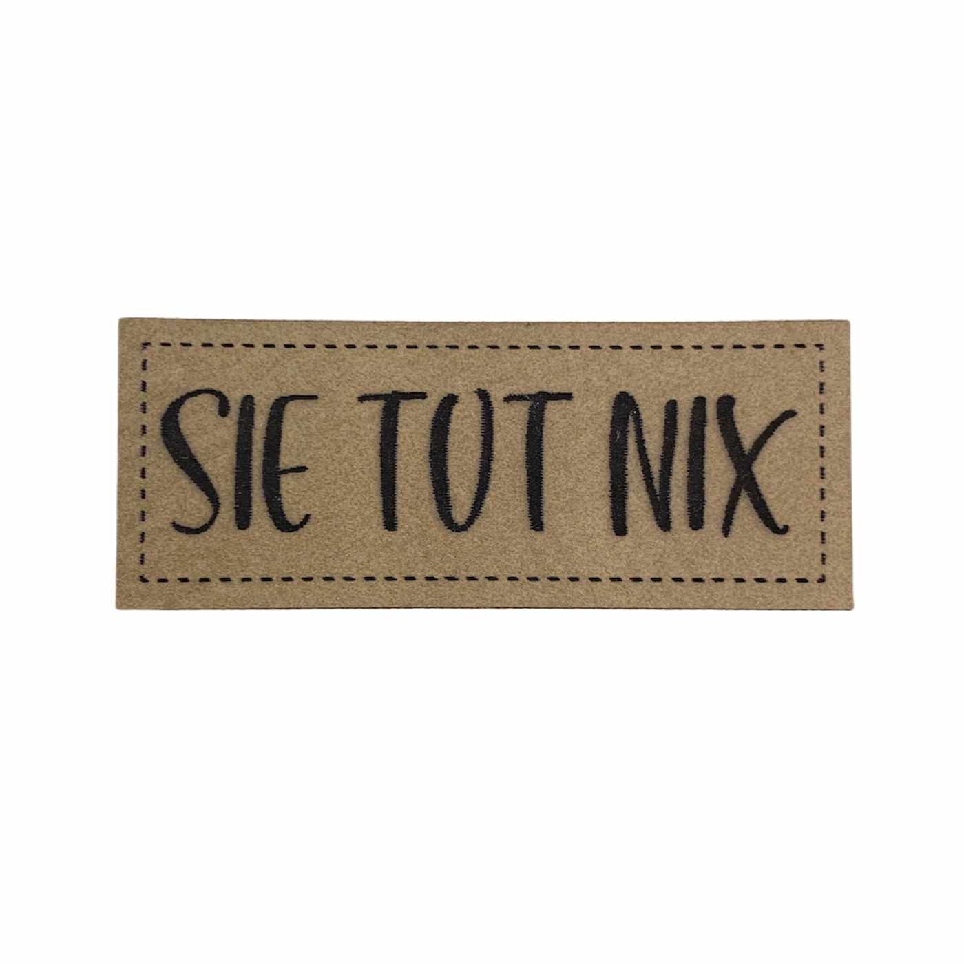 Label | 2x5 cm | Sie tut nix | 30 Farben