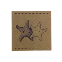 Label | 4x4 cm | Seesternchen #3 | 30 Farben