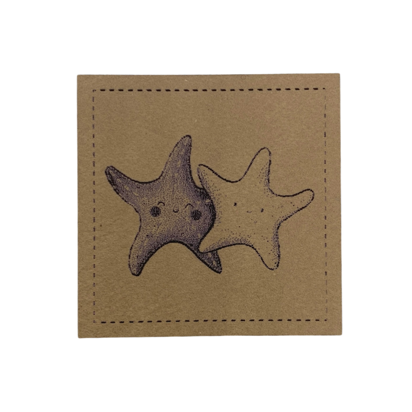 Label | 4x4 cm | Seesternchen #3 | 30 Farben
