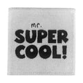 Weblabel | mr super cool | weiß