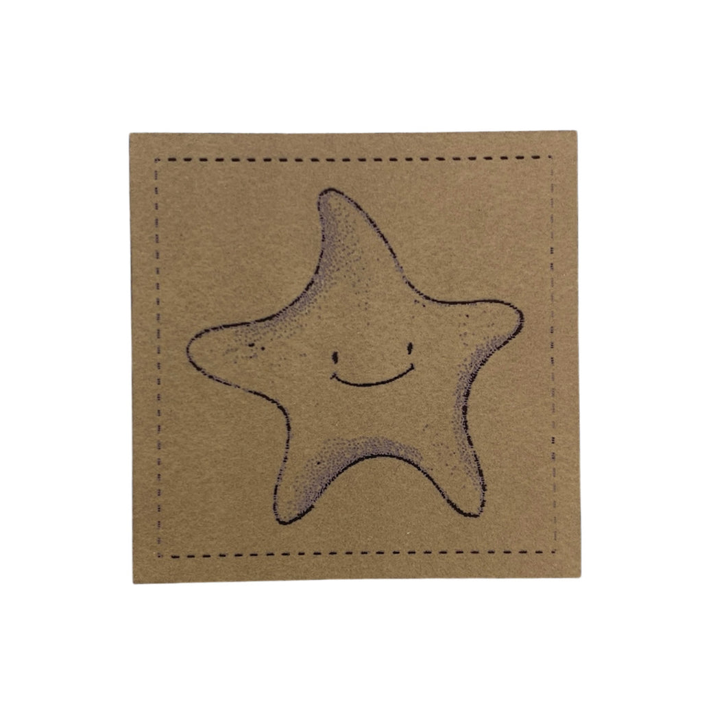 Label | 4x4 cm | Seesternchen #2 | 30 Farben