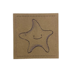 Label | 4x4 cm | Seesternchen #2 | 30 Farben