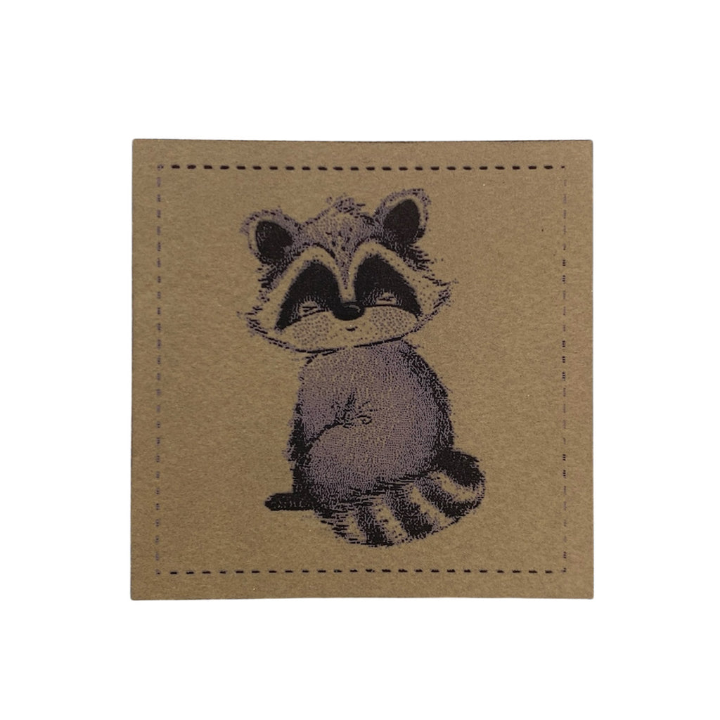 Label | 4x4 cm | Racoonies #1 | 30 Farben