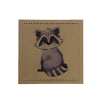 Label | 4x4 cm | Racoonies #1 | 30 Farben