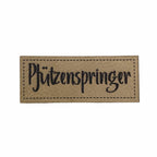 Label | 2x5 cm | Pfützenspringer | 30 Farben