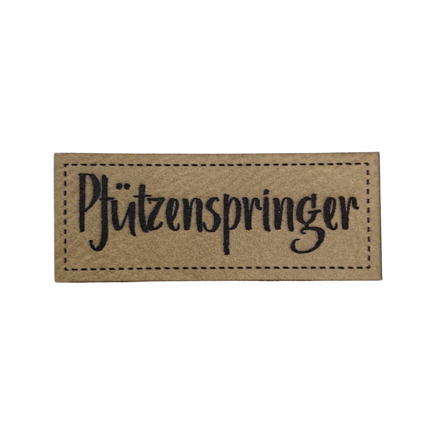 Label | 2x5 cm | Pfützenspringer | 30 Farben