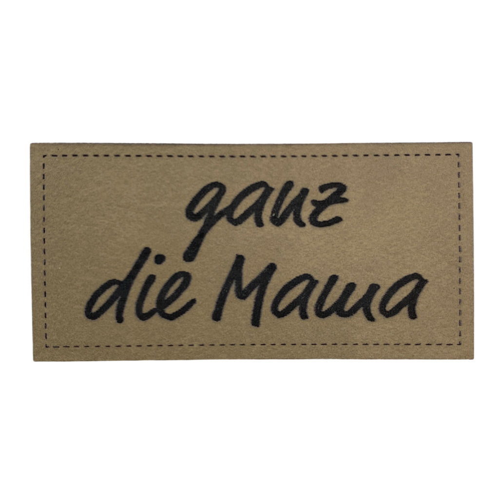 Label | 3x6 cm | ganz der Mama | 30 Farben
