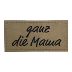 Label | 3x6 cm | ganz der Mama | 30 Farben