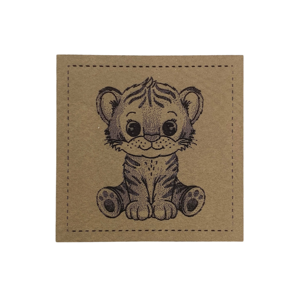 Label | 4x4 cm | Tigerchen #2 | 30 Farben