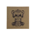 Label | 4x4 cm | Tigerchen #2 | 30 Farben