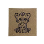 Label | 4x4 cm | Tigerchen #2 | 30 Farben