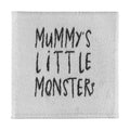 Weblabel | Mummy's little Monster | weiß