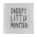Weblabel | Daddy's little Monster | weiß