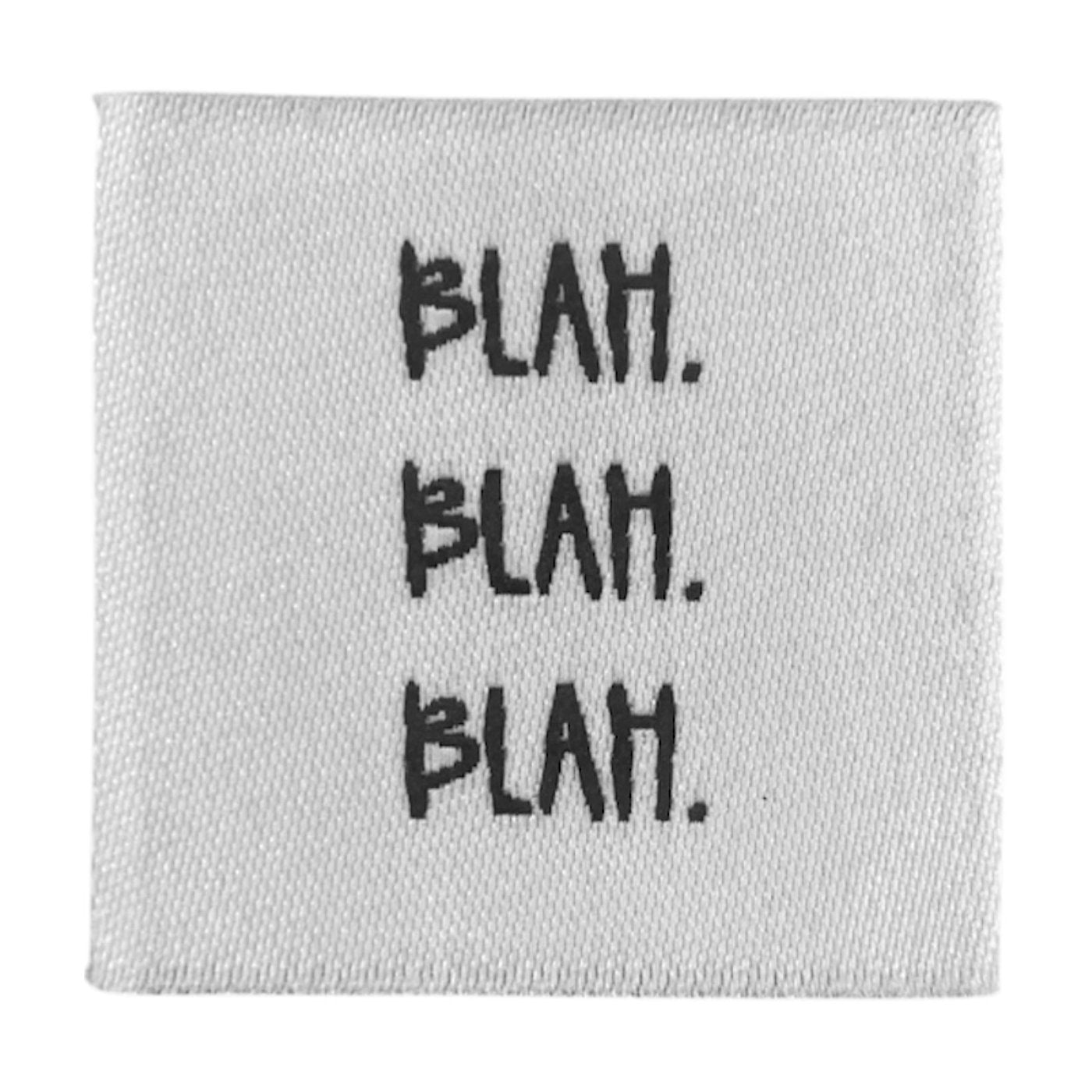 Weblabel | Blah. Blah. Blah | weiß