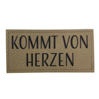 Label | 3x6 cm | kommt von Herzen #1 | 30 Farben