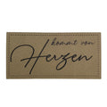 Label | 3x6 cm | kommt von Herzen | 30 Farben