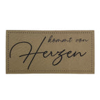 Label | 3x6 cm | kommt von Herzen | 30 Farben