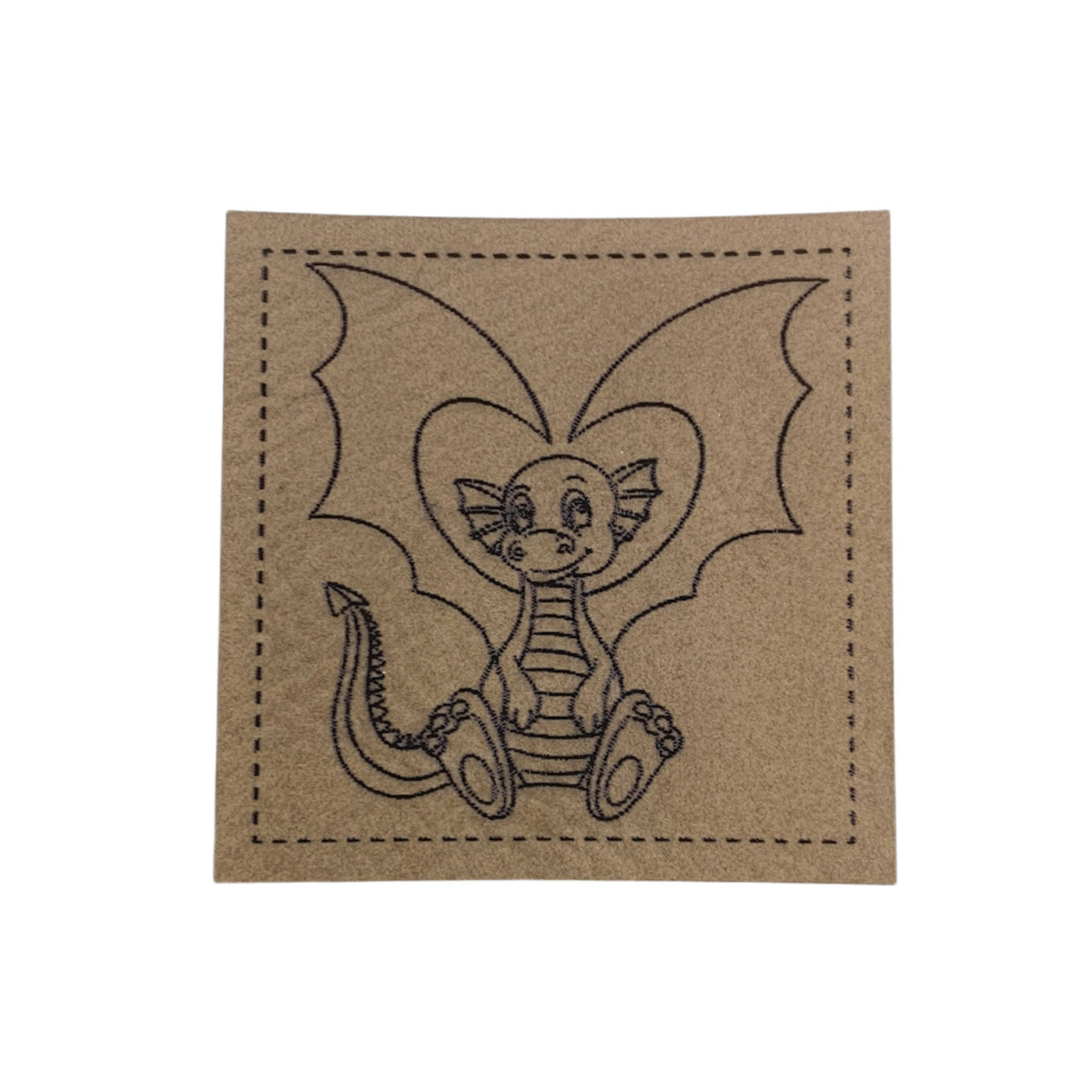 Label | 4x4 cm | Herz Drache | 30 Farben