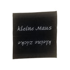 Weblabel | kleine Zicke/kleine Maus | schwarz