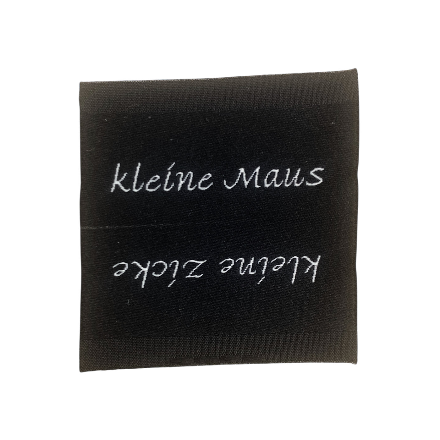 Weblabel | kleine Zicke/kleine Maus | schwarz