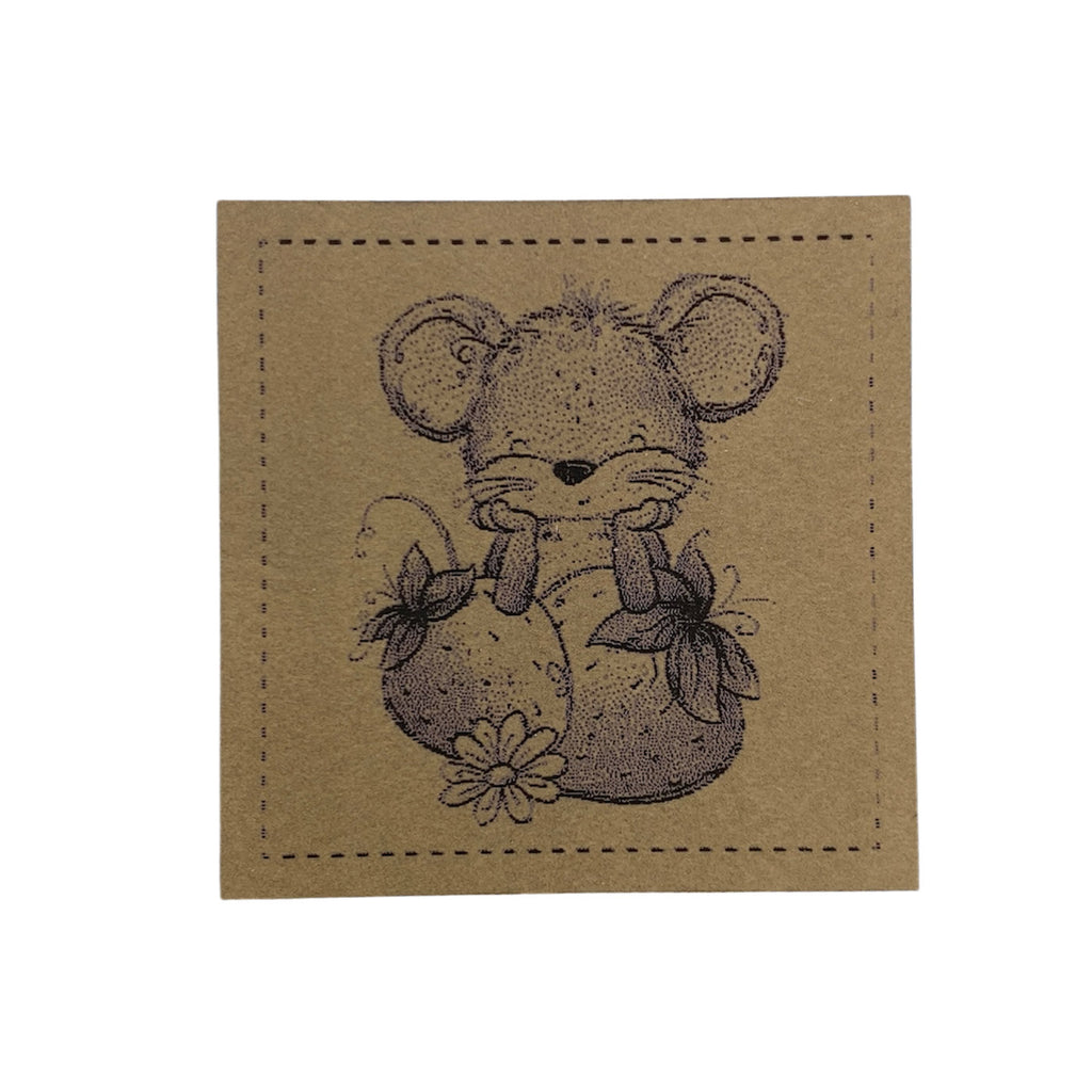 Label | 4x4 cm | Mausbeere #3 | 30 Farben