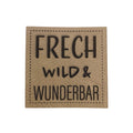 Label | 4x4 cm | frech, wild & wunderbar | 30 Farben