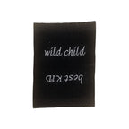 Weblabel | best KID/wild child | schwarz