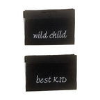 Weblabel | best KID/wild child | schwarz