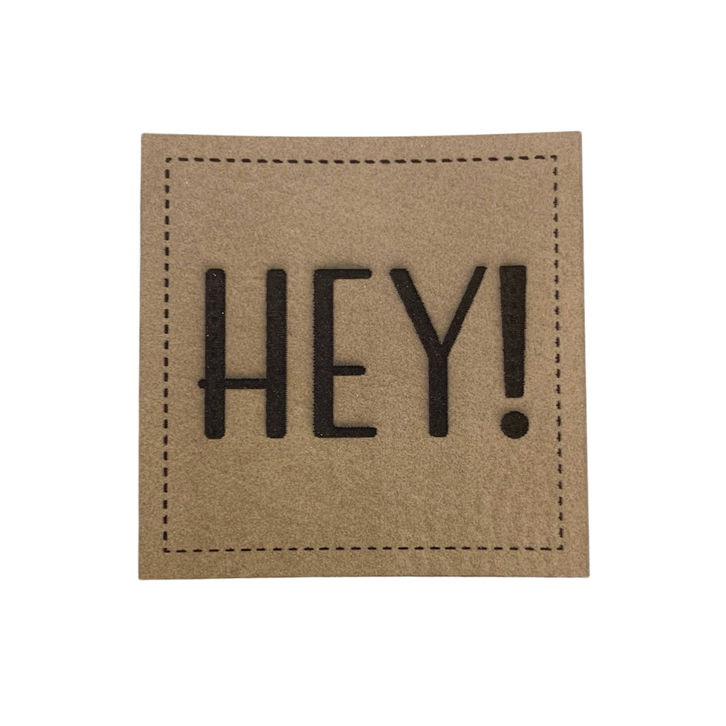 Label | 4x4 cm | Hey! | 30 Farben