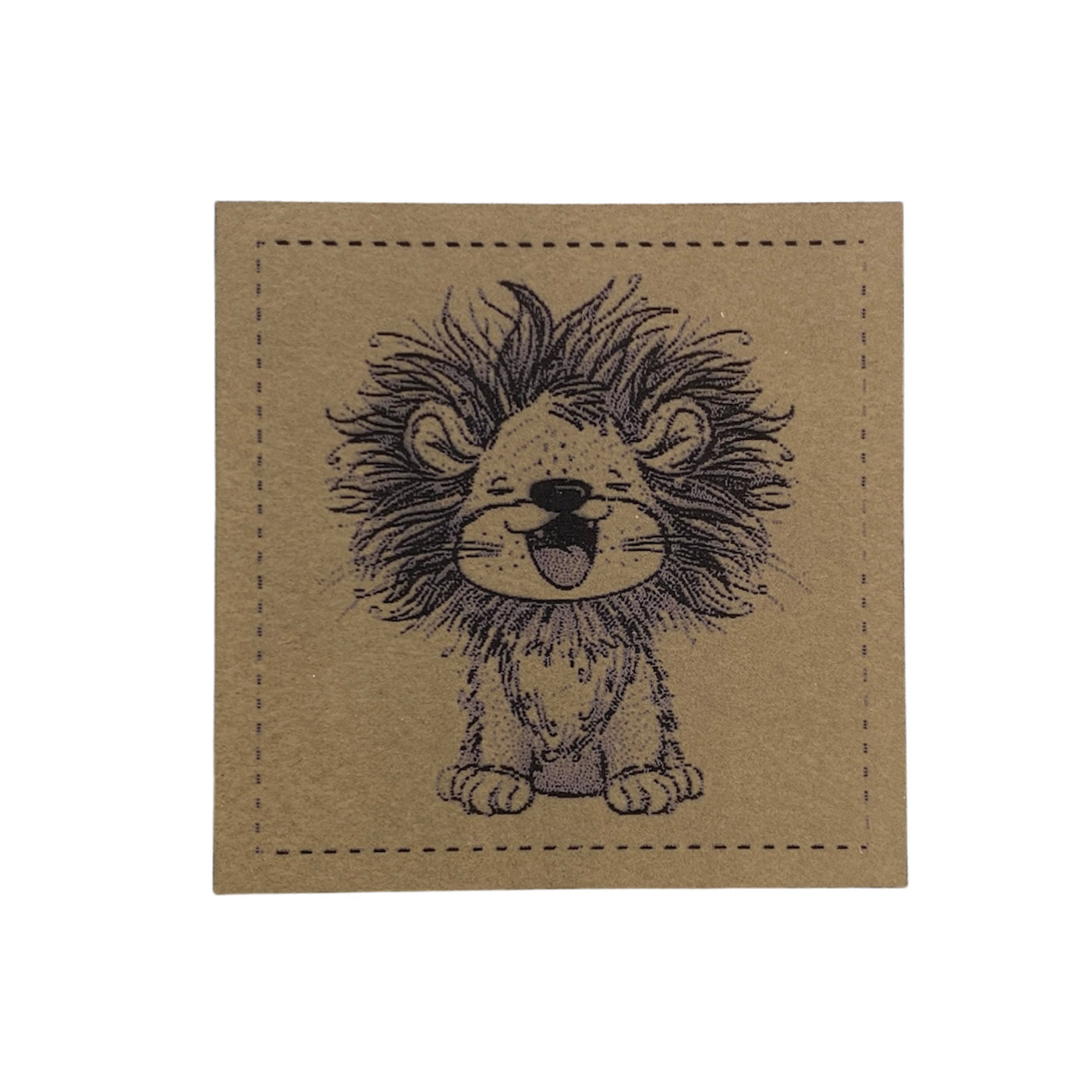 Label | 4x4 cm | Löwenstark #3 | 30 Farben