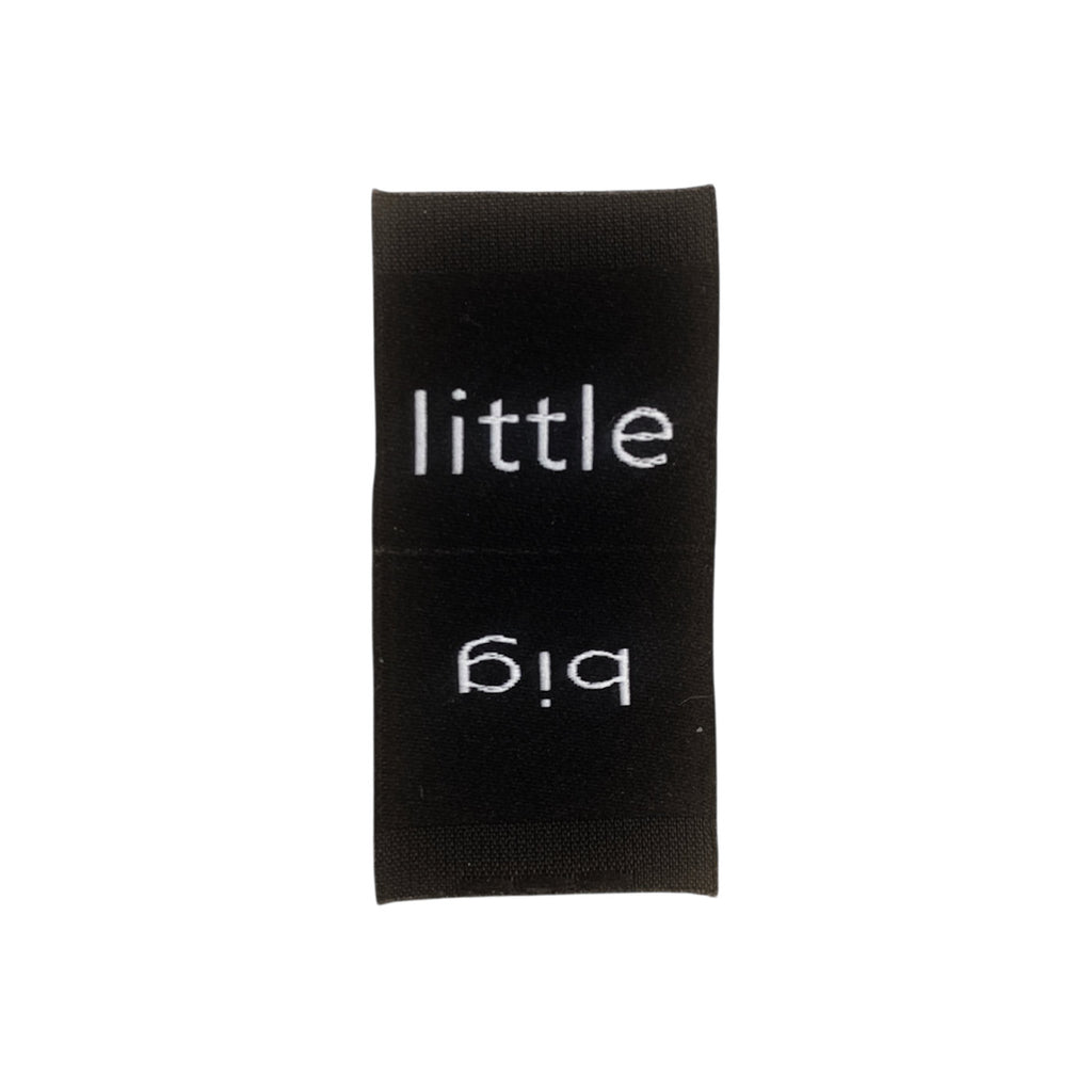 Weblabel | big/little | schwarz