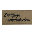 Label | 3x6 cm | Zwillingsschwesterlein | 30 Farben