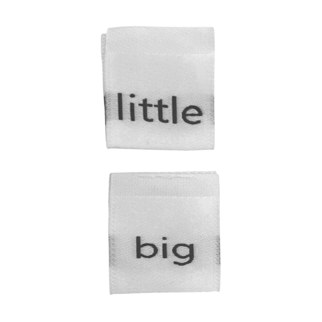 Weblabel | big/little | weiß