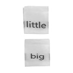 Weblabel | big/little | weiß