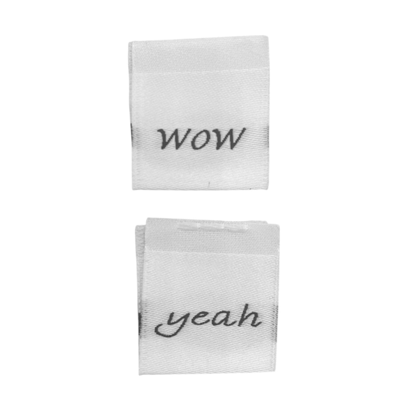 Weblabel | wow/yeah | weiß